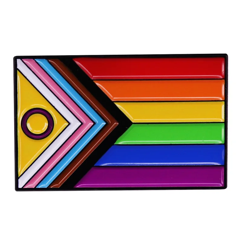 

A1891 Rainbow Flag Enamel Pins Custom LGBT Brooches Lapel Badges Cartoon Gay Jewelry Gift for Lovers Friends