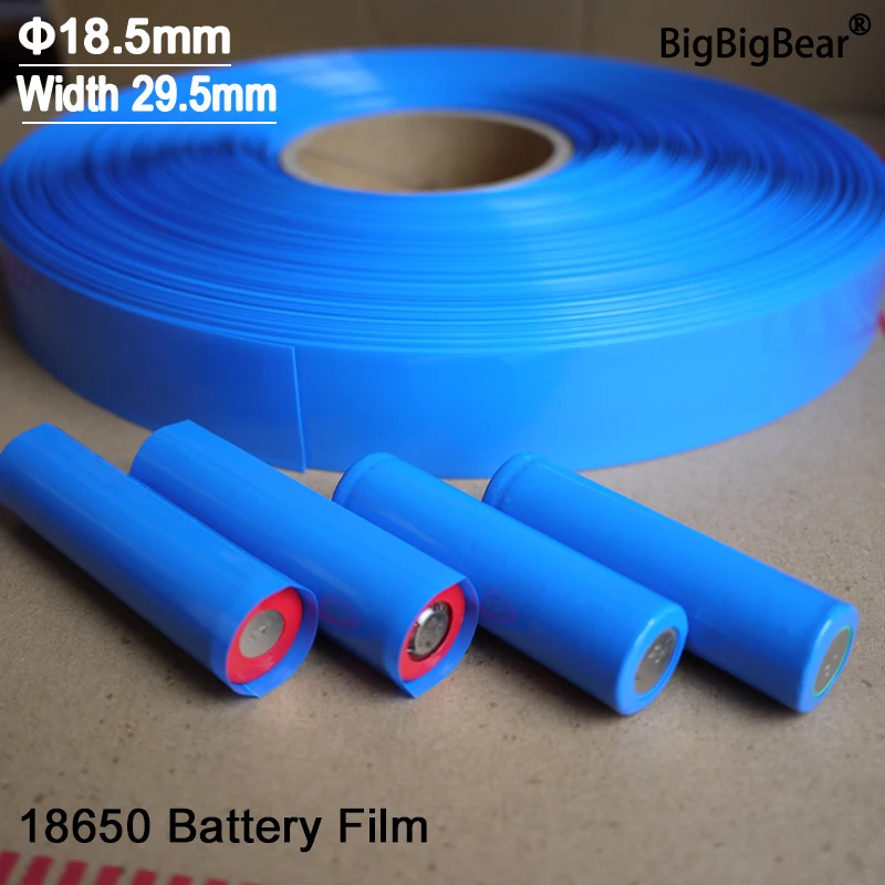 Battery Heat Shrink Tube Tubing Li Ion Wrap Cover 20/100/500pcs 18650
