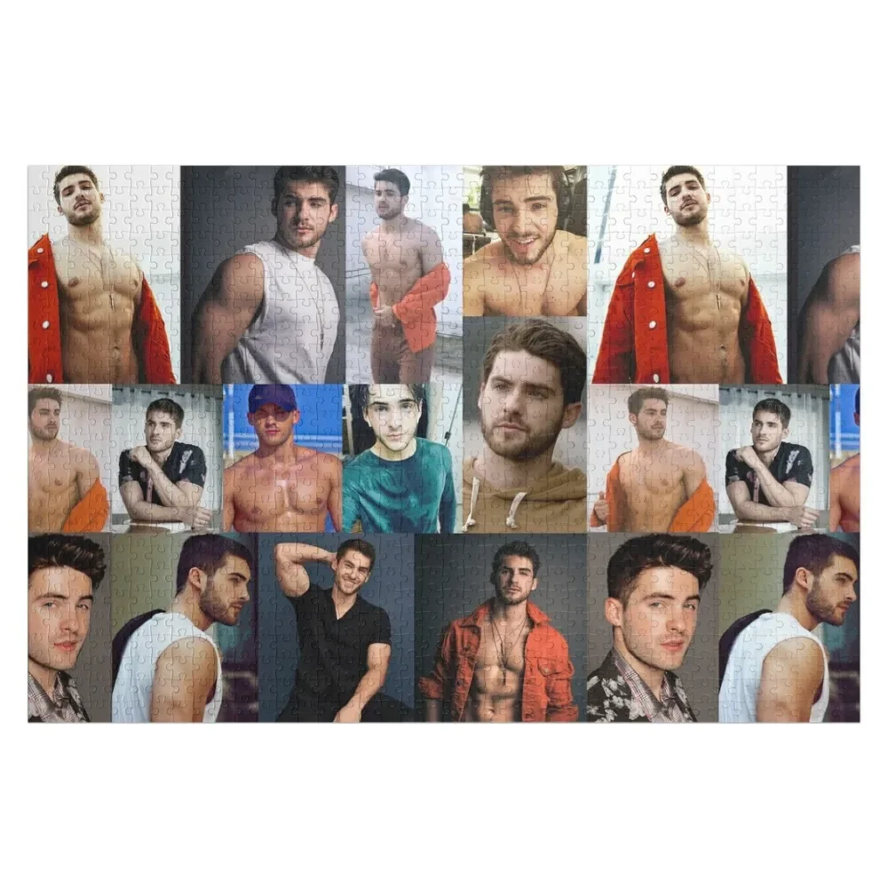 

Cody Christian Large Tiles Photo Collage Jigsaw Puzzle Personalised Wood Adults Photo Personalized Gifts Wooden Boxes Puzzle