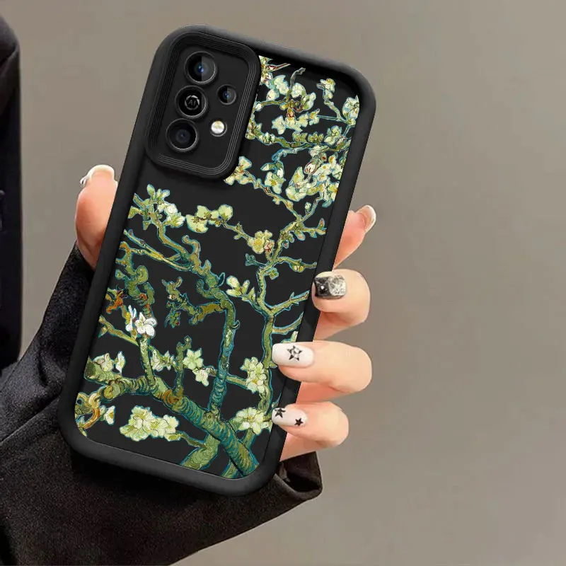 Van Gogh Starry Night Sunflower Art Phone Case