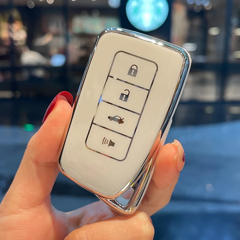 3 Pulsanti 4 Pulsanti Tpu Car Key Case Cover Per Lexus Es Ls Ux 300E Nx Lc Nx Gs Rx Is Es Gx Lx Rc 200 250 350 Ls 450H 300H Shell