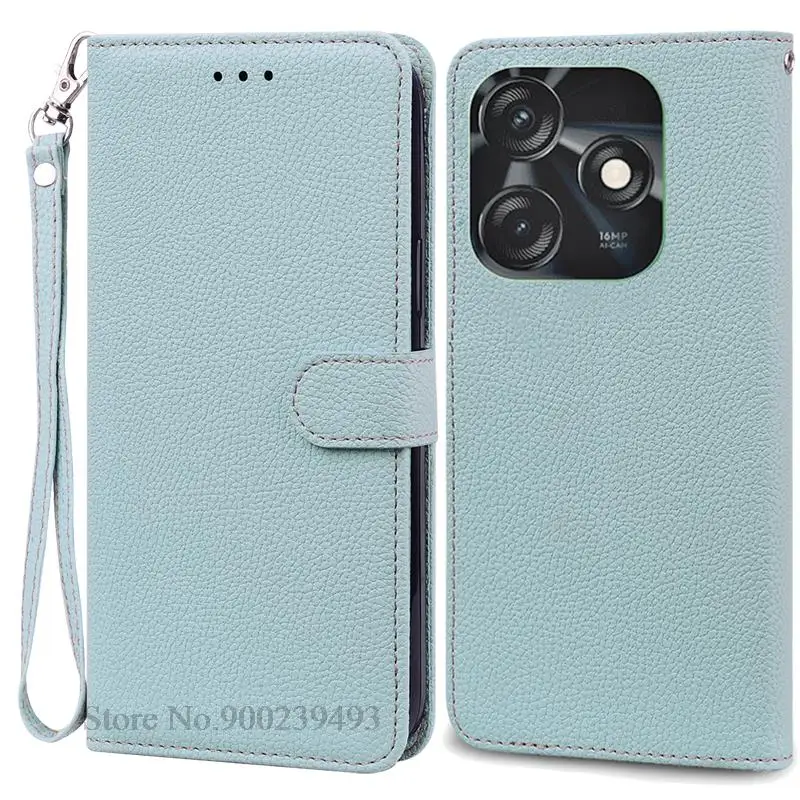 Leather Wallet Flip Case - Premium Protective Cover and Holder