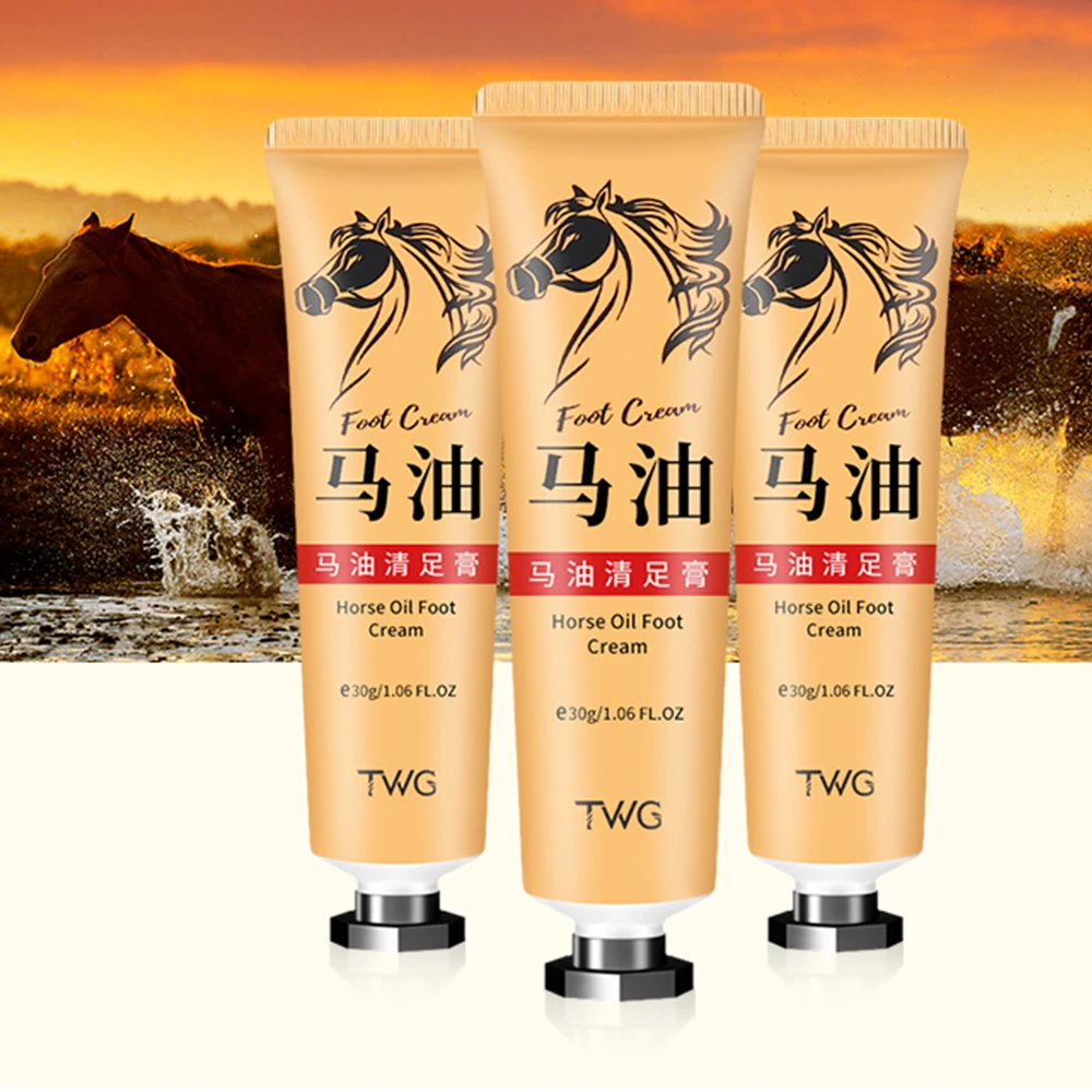 Horse Oil Foot Cleaning Ointment Moisturizing Foot Deodorant Callus Remover  Gel For Feet Pedicure Creams for Women G0W4 - AliExpress