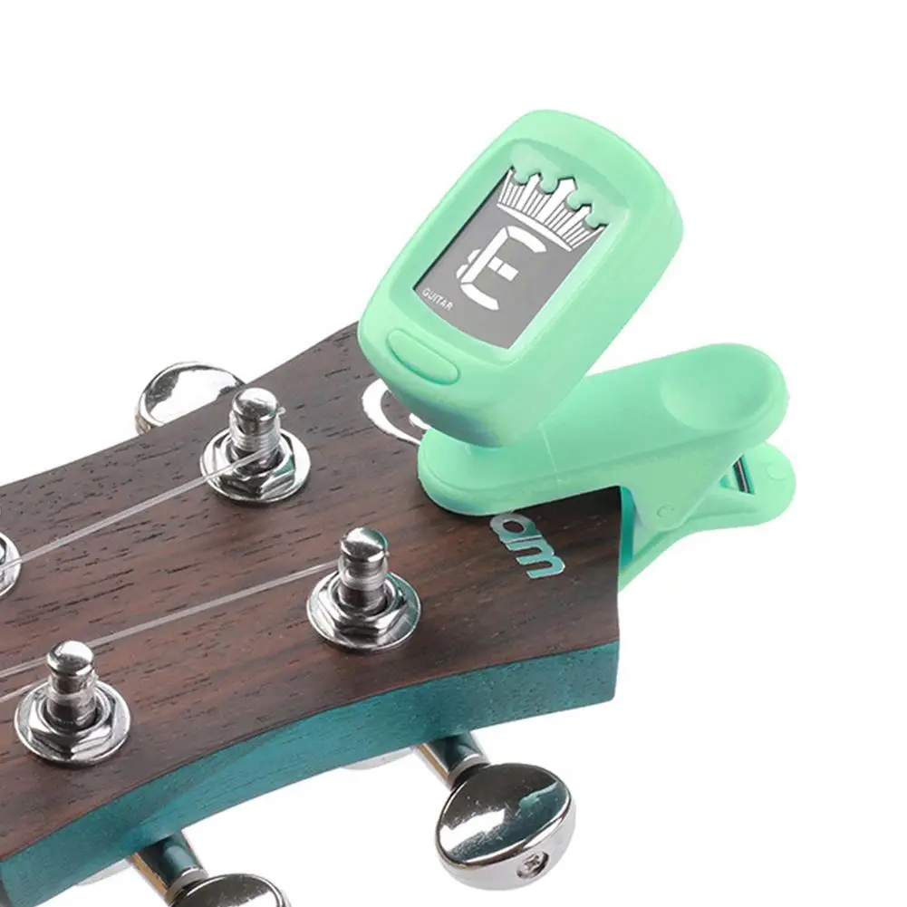 

Clip-on Electric Tuner LCD Display Universal Tuner For Folk Guitar Bass Violin Ukulele Universal Accessories