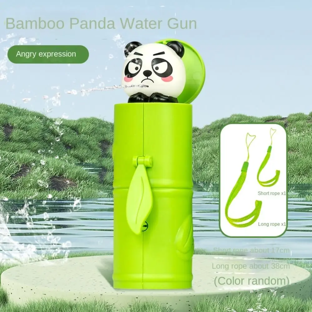 Portable Splashing Spray Beach Water Sprayer Panda Bamboo Water Soaker Toys Easy To Fill Plastic Water-Sprinkling Toy Boys Girls