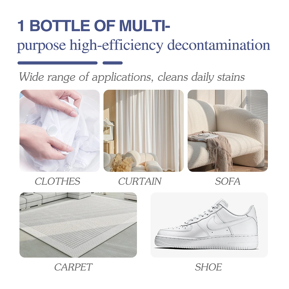 Active Enzyme Clothes Stain Remover 120ml Laundry Stain Removers Detergent Portable Clothing Removal Agents For Shirts