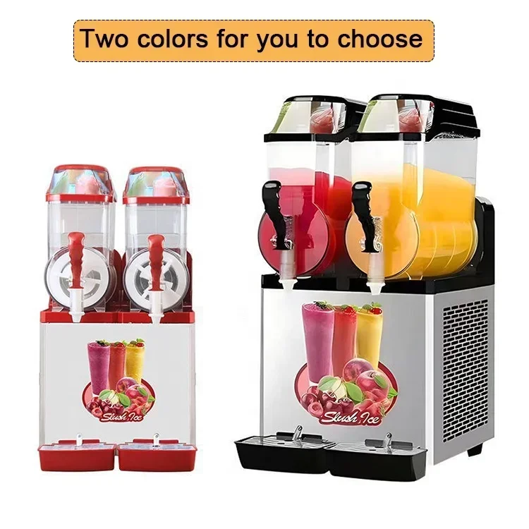Hot Sale Commercial Large Capacity 45L 3Tanks Slush Machine/ Electric Fully Automatic Slushie Machine 6