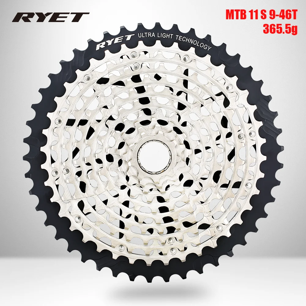 Ryet 11/12 Speed Bike Cassette 9-46T Bicicletta Ruota Libera Xd 11S 12 S Ultimate Pignone K7 11V Mtb Ruote Libere Accessori Bici