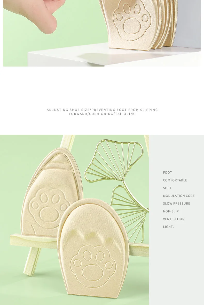 High Heels Vorfuß Pads Frauen Mann Fuß Pad Halbe Einlegesohlen für Schuhe Rutschfeste Anti-schmerzen Schmerzen Relief Pflege Schuh größe Reduzierer Einsätze – Detail 17