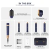Negative Ion Hair Dryer 6-in-1 Professional Hair Dryer Curling Multi-Styler Curler Auto Waver Iron Hot Air Brush Blow Dryer 6