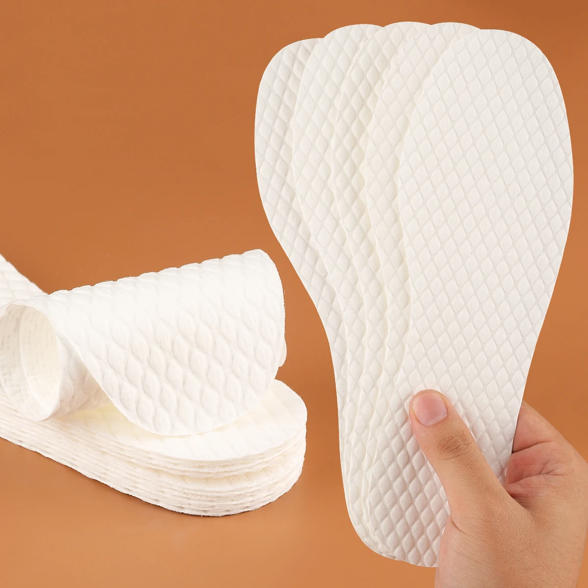 5/10PairsDisposableInsolesNatureWoodPulpInsolesBreathableThinSweatAbsorbingWhiteComfortableShoePadsforMenWomen-AliExpress