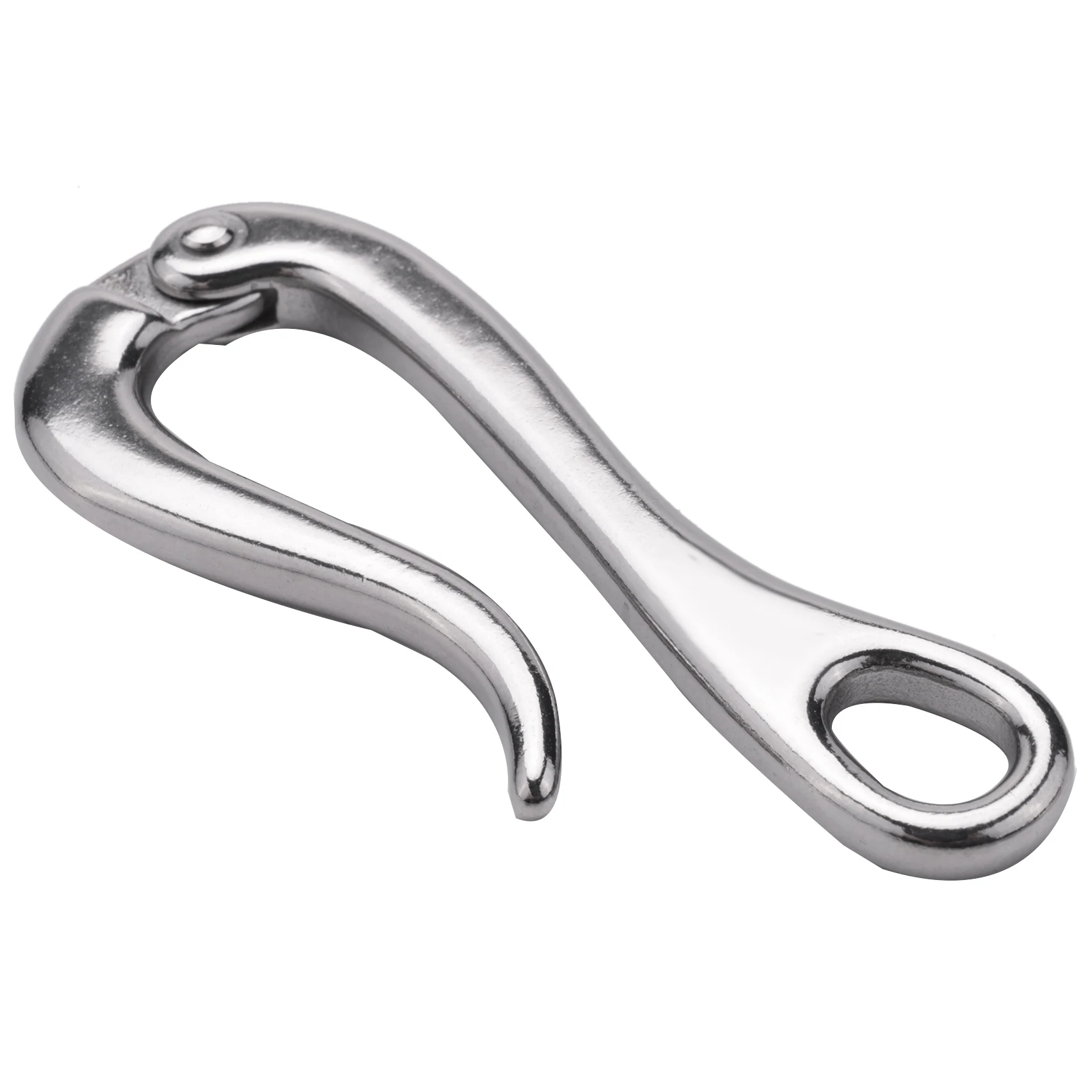 100mm Pelican Hook & Eye with Quick Release Link Stainless Steel 316 Marine Boat Hardware