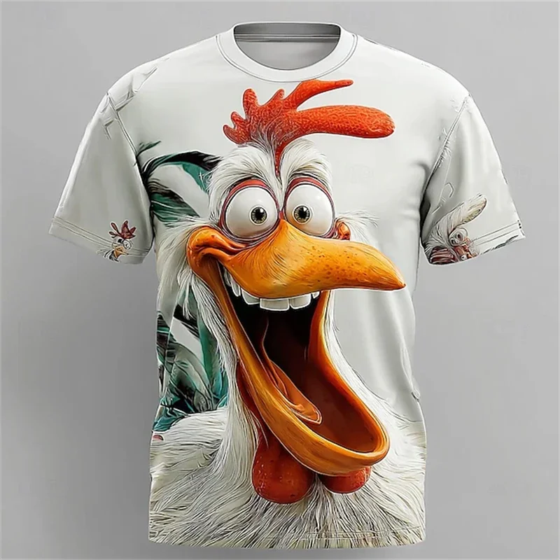 2025 Neues Herren-T-Shirt mit lässigem 3D-Motiv, niedlicher Schildkröten-Aufdruck, Rundhalsausschnitt, kurze Ärmel, Pullover, Streetwear, Outdoor-Oberteil, entspannte Passform