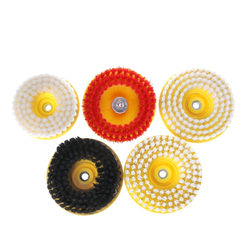 블랙 드릴 파워 스크럽 클린 브러시 가죽 플라스틱 목재 가구, 직경 150mm