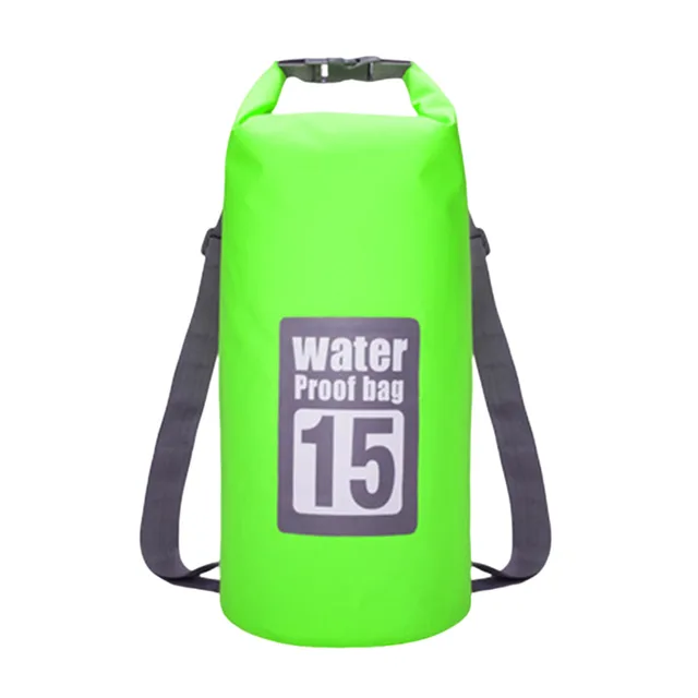 Zaino Impermeabile 15L Rosa - Borsa Stagna Per Sport Acquatici, Con Tracolla, Resistente All'Acqua E Strappo - Foto 8