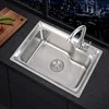 Durable Thickened 304 Stainless Steel Kitchen Sink  Single Large Basin Sink Set Offering Long-lasting and Functional Use 1