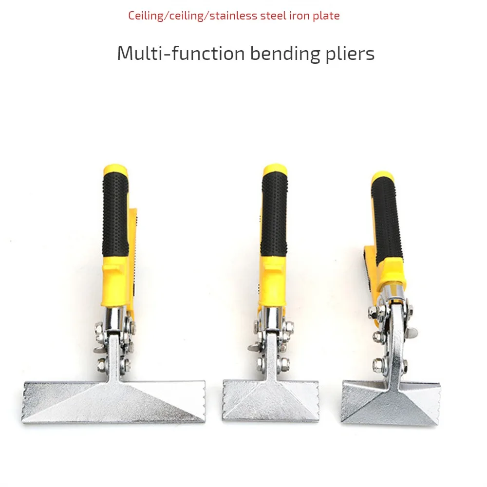 

Multi-function Folding Pliers No Skid Manual Sealing Wide Pliers High Toughness Durable Bending Pliers Welding Tongs Bending