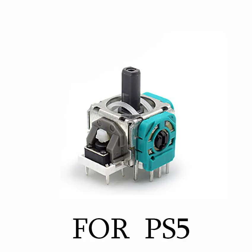 10PCS FOR PS5 Controller Accessories 3D Analog Joystick Thumbstick Replacement Repair Parts Sensor Module Potentiometer Rocker 
