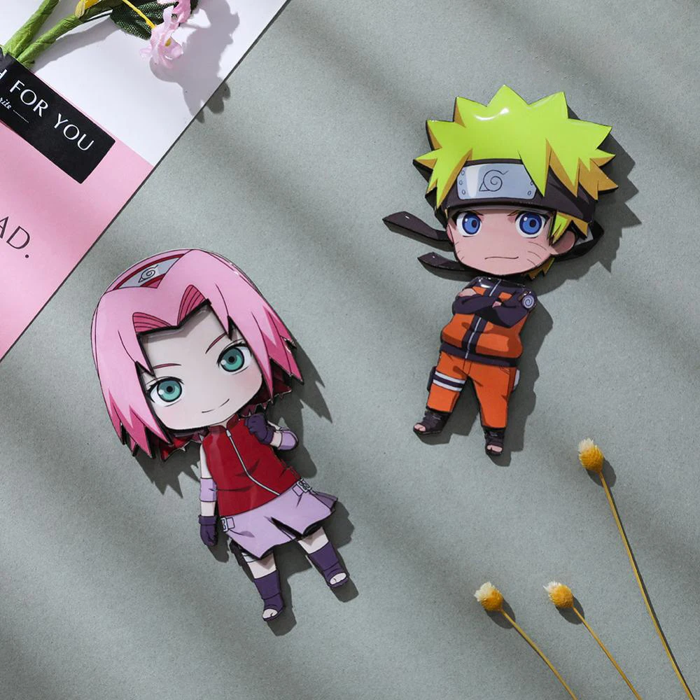 Anime Refrigerator Magnetic Stickers Naruto Series Refrigerator Stickers Anime  Hot Selling Cartoon Two-dimensional Home Decor - Movies & Tv - AliExpress
