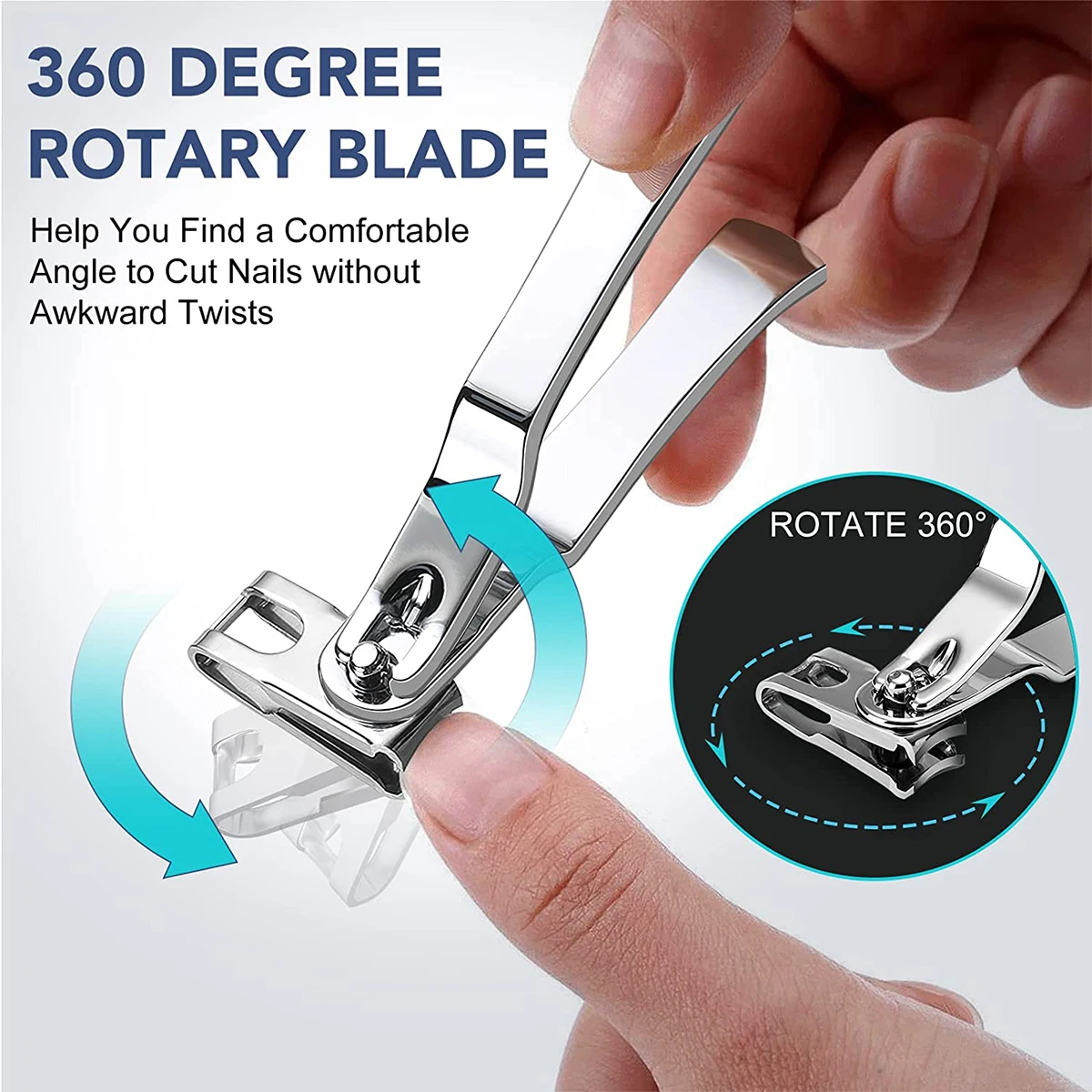 10Pcs Ingrown Toenail Clippers Kit Stainless Steel Ingrown Toenail Removal Kit Clippers Set for and Thick Nail