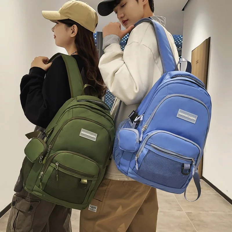 

Unisex Shoulders Backpack Oxford Waterproof Schoolbags College Students School Backpack Large Capacity Outdoor Travel Backpacks