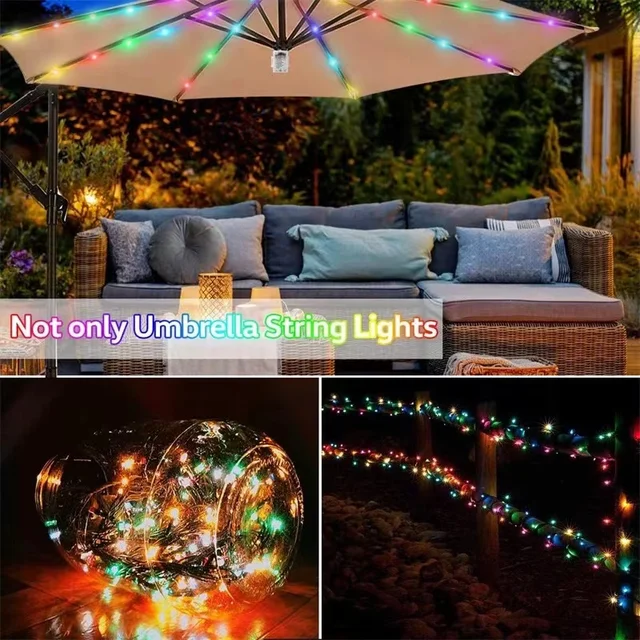 104 LED Umbrella Lights with Remote 3