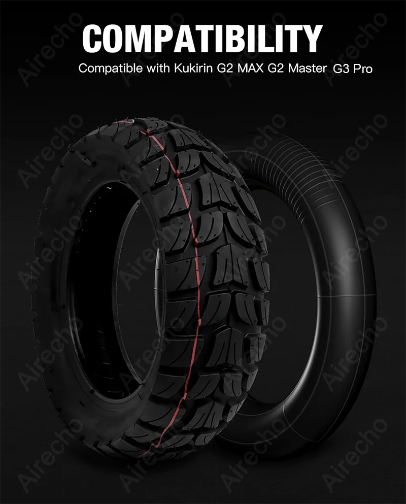 Original 255x80 Außenreifen für KuKirin G2 Max/G3 Pro/2024 Version G2 Master 80/65-6 10×2,5 Schlauchreifen Offroad-Luftreifen – Detail 6