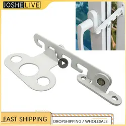 Window Stopper Plastic Steel Ventilation Inner Opening Door Limit Latches Household Child Safety Wind Brace Bracket Lock Tools
