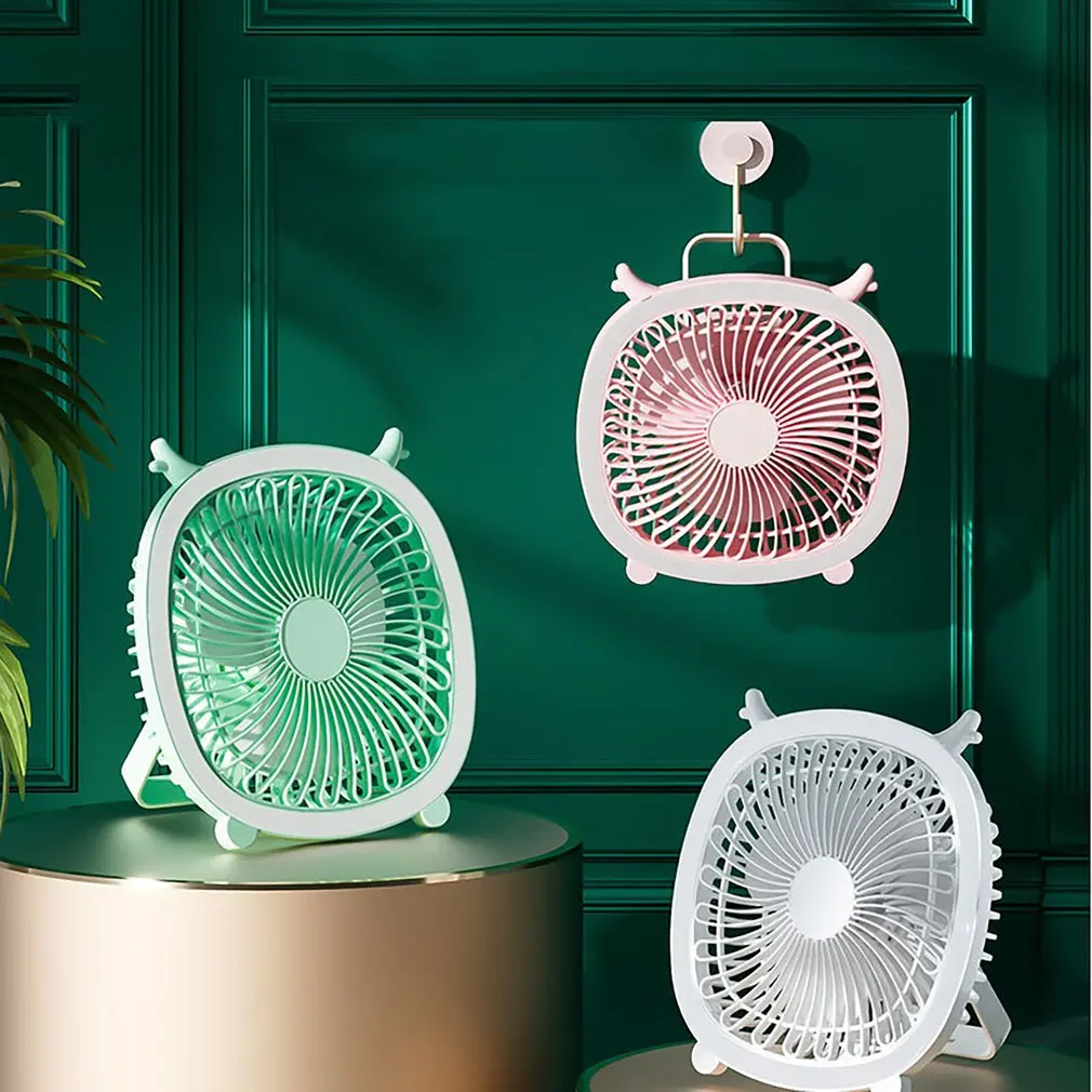 

2023 USB Wall-mounted Fan Portable Cooling Fan Mini Quiet Fan Rechargeable Desktop Electric Fan For Living-room Home Office