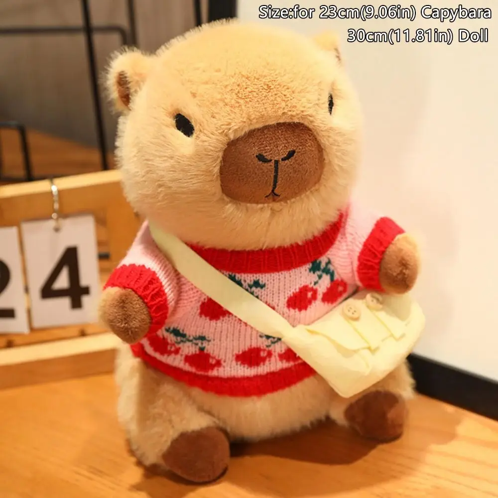 New Fashion Sweater Capybara Doll Clothes Cartoon DIY Capybara Plush Doll Doll Accessories for Birthday Gift