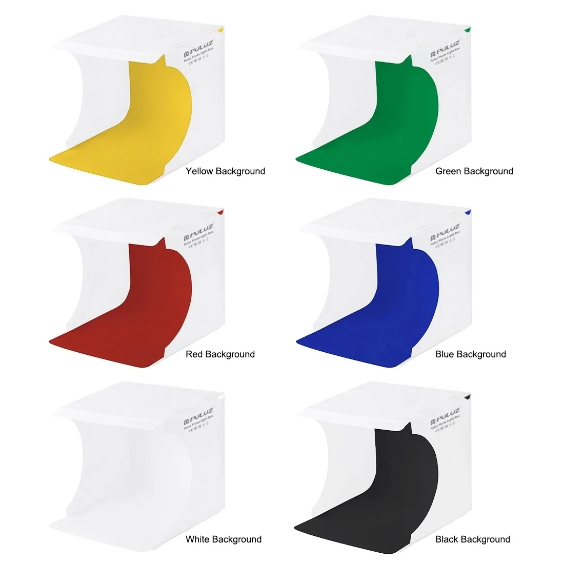 20cm Mini 2 LED Panels Folding Portable 550LM Light Photo Lighting Studio Shooting Tent Box Kit with 6 Colors Backdrops photo studio box led photo lighting photo studio light tent