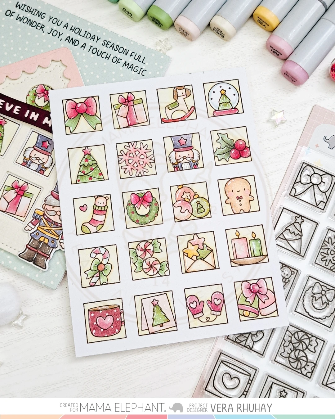Festive Embossing and Cutting Dies Set for Holiday Scrapbooking and Card Making
