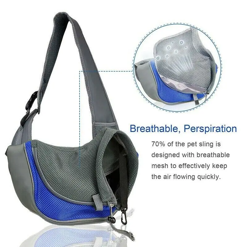 Pet Carrier Bag Pet Carrying Bag Pet Backpack Puppy Carrier Mesh Oxford Single Dog Shoulder Bag