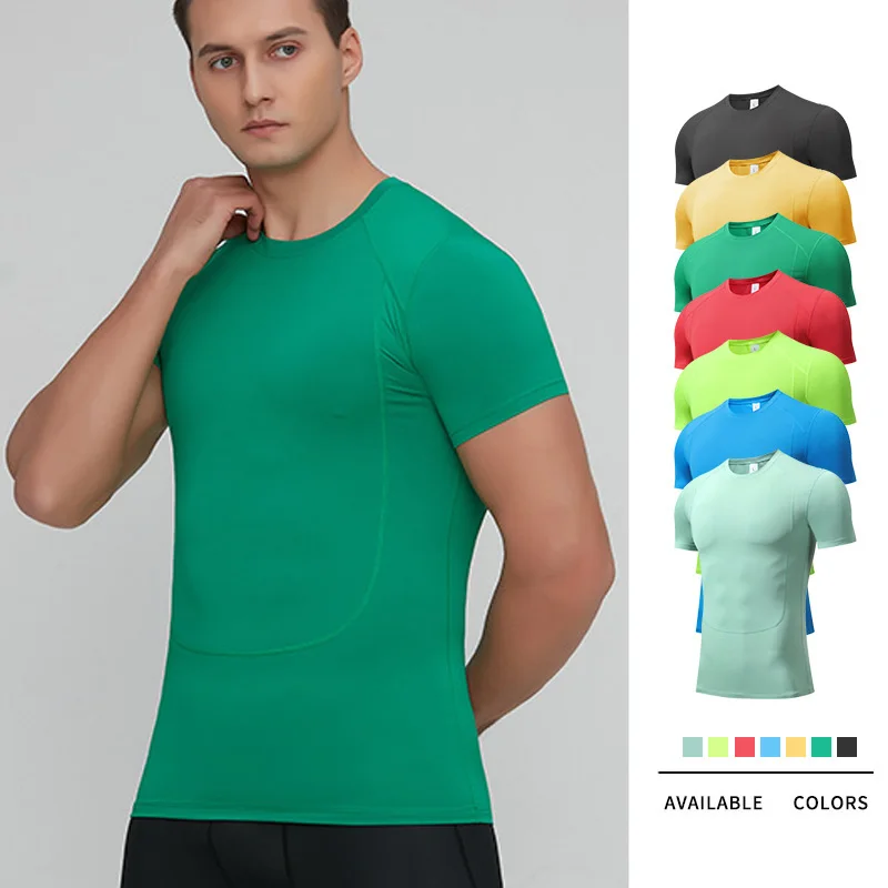 

Men Women Compression Running Short Stand Collar T Shirt Fitness Sport Basketball Football Skiing Training Gym Bottom Clothes 32