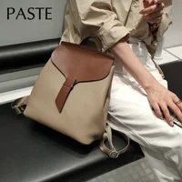 2024 Hit Color Design College Girl School Book Bag All-match Real Leather Women's Backpack High Quality Cowhide Shoulder Bag 2