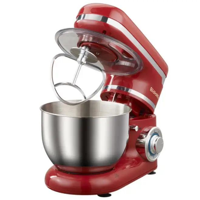 High quality wholesale Home Chef Machine High Power Noodle Mixer 4L/5L Egg Beater Stand Mixer