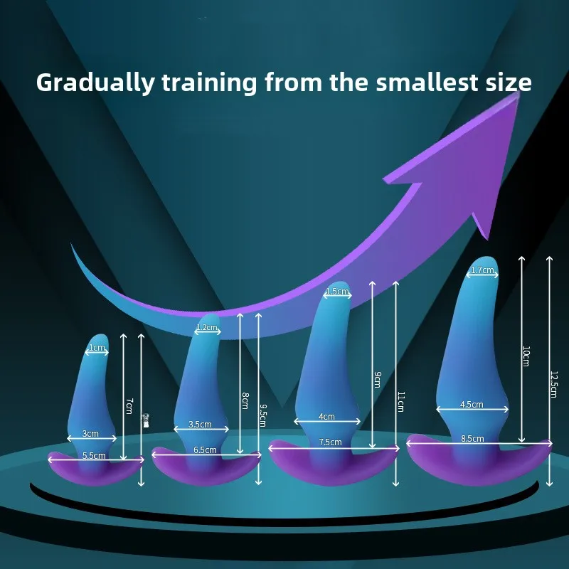Vaginal plug Soft silicone Female private parts Dilator Vaginal spasm Small medium large Pregnancy sex adult products