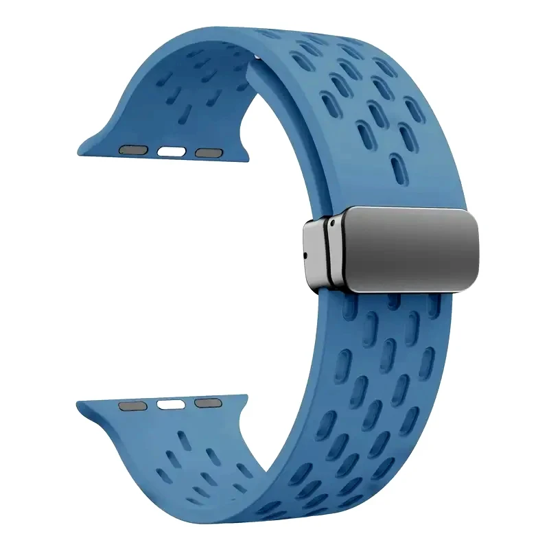 Universal Magnetic Silicone Watch Strap - Premium Adjustable Replacement Band