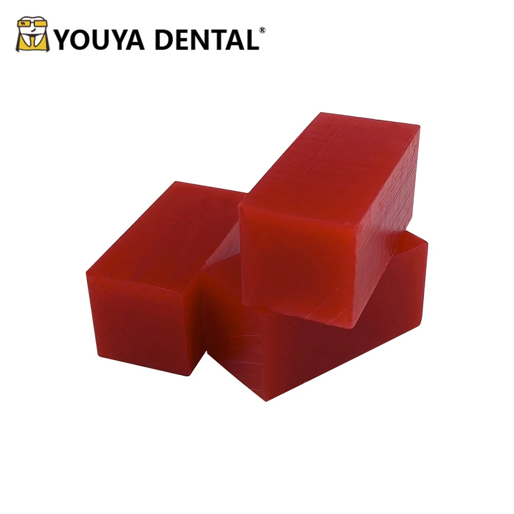

10pcs Dental Carving Wax Red Wax Block Dental Materials Oral Tools Teaching Use Mechanic Student Jewelry Carving Wax Model