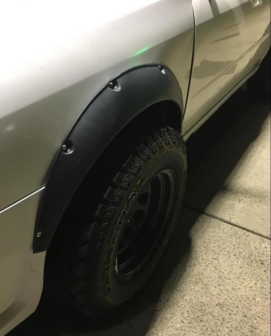 オーバーフェンダー 90mm ワイド 汎用品 2枚組セット バーフェン ビス止めフェンダー 貼り付け 旧車風 Slk R170 Sl R129 R107 W126 W220