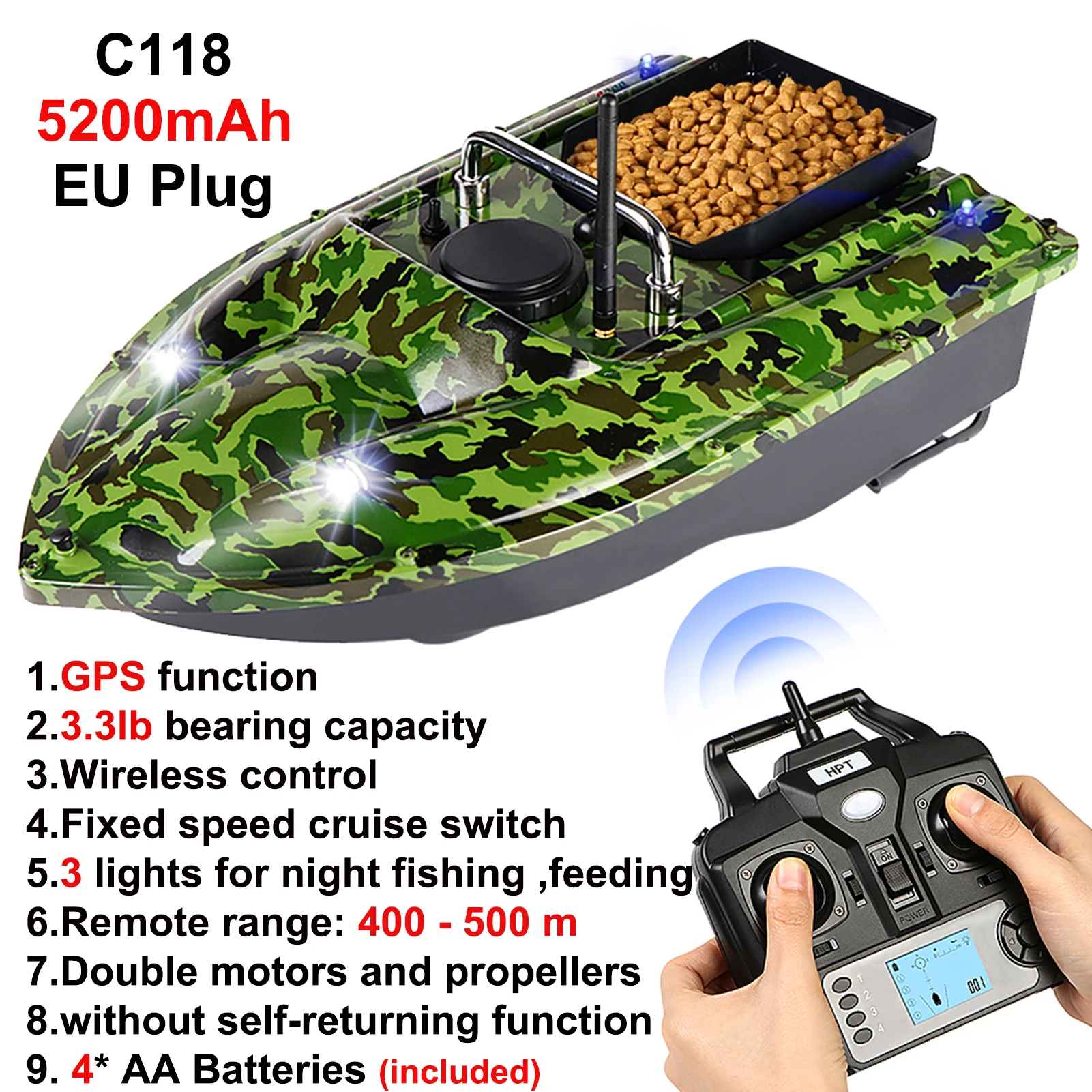 C118 GPS 5200mAh