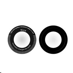 Magnetic Metal Ring for Wireless Charging and Car Mount Compatibility (2 pcs)