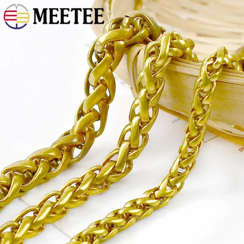 6/8/10mm Fashion Solid Brass Chains Men Belt Pants Keychain