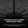 12 Bone Black Glue Fully Automatic Umbrella With Thick And Durable Keel Three Fold Umbrella UV Resistant Folding Umbrella 5