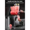 Stainless Steel Commercial Slushie Maker 15L Capacity Smoothie Machine 110V Customizable Drinks LED Bowls Fast Freezing Ideal 5