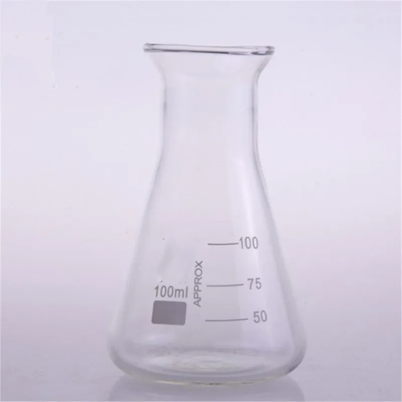 

100ml,Glass Erlenmeyer Flask,Glass Conical Flask,Bell Mouth Neck ,Laboratory Glassware