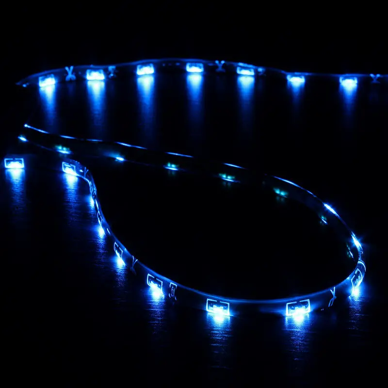 Motorcycle Led Lights Led Lamp Strip Motorcycle Accessories Car Led Lights 12V Car Motors Decor Lamp 4PCs Waterproof 15 LEDs 30cm LED BLUE Color