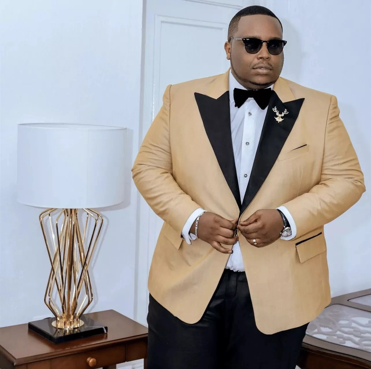 Wedding Dress Suits For Men Slim Fit Plus Size Single Breasted Male Blazer Two-Piece Handsome Gentleman Outfits 2 Pieces