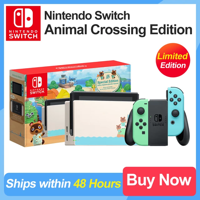 smart Tordenvejr fusionere Nintendo Switch Animal Crossing Edition Game Console and Multiple Color  Optional with 6.2 Inch LCD Screen Available Now - AliExpress