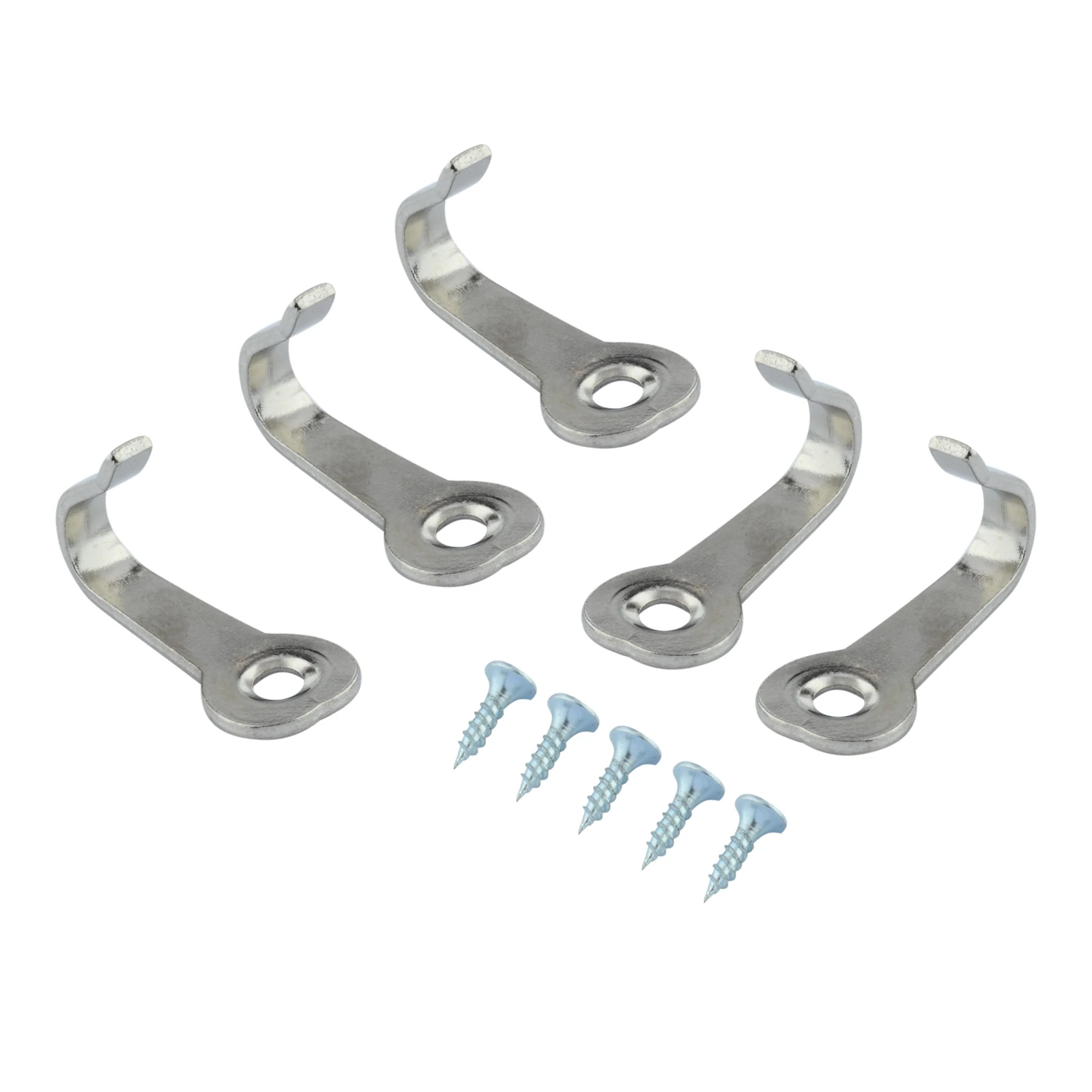 Mini Alloy Hooks 5pcs Wall Mounted For Keys Coat Bag Hat Kitchen